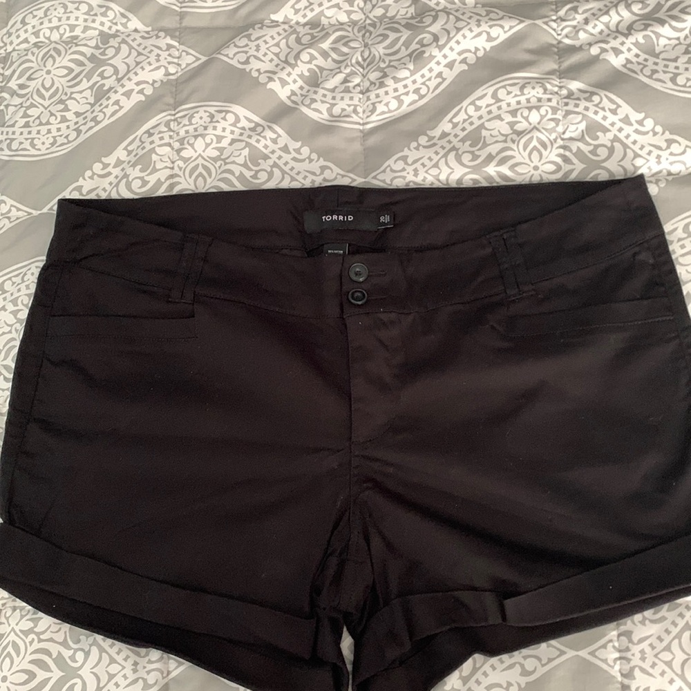 Torrid shorts, Black, size 20